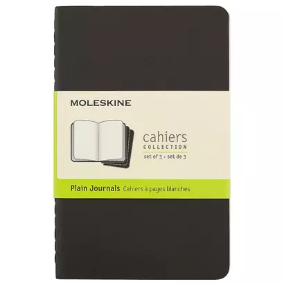 Набор книг для записей Moleskin Cahier Journal Pocket, 3 штуки, мягкая обложка, 32 листа, А6 - фото 1