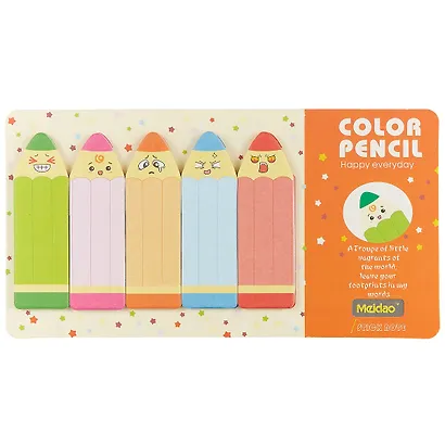 Блок для записей «Карандаши», 5 штук - фото 1