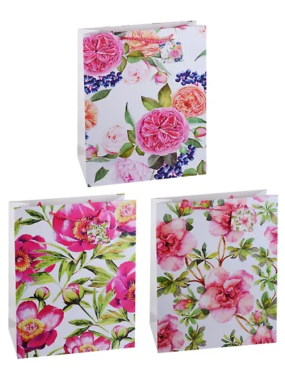 Подарочный пакет «Летние цветы», А3 - фото 3