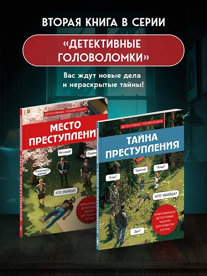Тайна преступления. Захватывающие детективные задачки для развития логики - фото 8