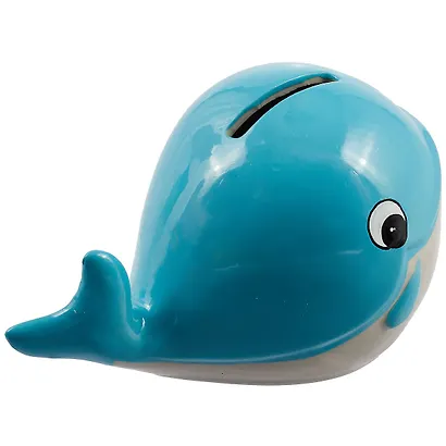 Копилка Кит цветной (керамика) (11х7) (12-7365-6500-2) - фото 2