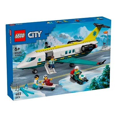 60465 Конструктор детский LEGO City Самолет скорой помощи, 403 деталей, возраст 6+ - фото 3