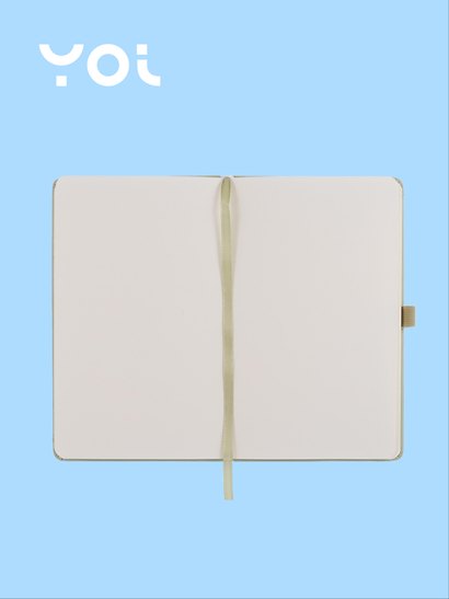 Скетчбук 13*21 80л "Yoi" оливковый, 140г/м2, слоновая кость, тв.обл., Yoi - фото 2