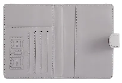 Travel Обложка для паспорта и карточек, серая - фото 2