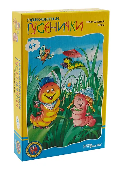 Step puzzle Разноцветные гусенички 76123 - фото 1