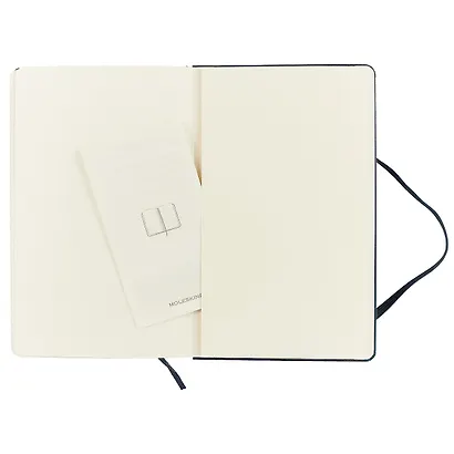 Книга для записей Moleskin Classic Large, твёрдая обложка, синяя, 120 листов, А5 - фото 4
