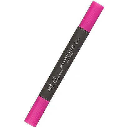 Маркер художественный "Сонет" цикламен, двухсторон., тонк. и широк.долото, Сонет - фото 1