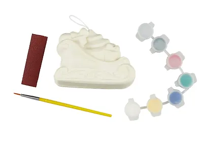 3D Art. Елочная игрушка под роспись "Сани с подарками" - фото 3