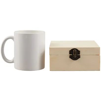 Набор для творчества. Шкатулка для росписи Квадрат 5,9*13,2*13,2/5,9*12,8*12,8 (дерево) - фото 3