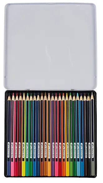 Карандаши цветные Феникс+, "Тигр", 24 цвета - фото 2