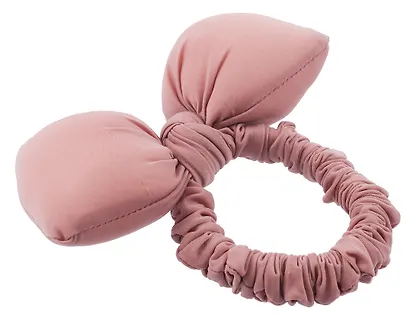 Резиночка дутая Бантик (розовая) (текстиль) (10см) (12-2025093-16) (Lafilaf) - фото 3