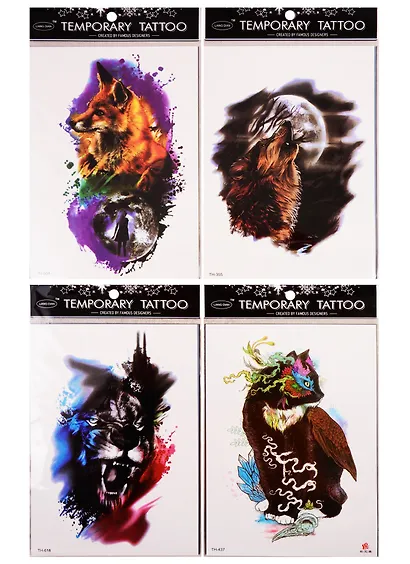 Тату Лунные звери 24х15  микс  (орр) - фото 3