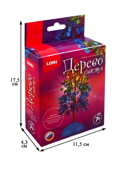 Набор для творчества LORI Дерево счастья Радужное дерево Дер-023 - фото 2
