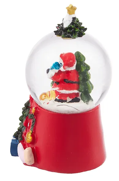 Снежный шар Дед Мороз с подарками (5,5х5х9) (12-3307026671-8888) - фото 3