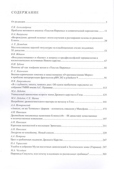 Aegyptiaca Rossica. Выпуск 5. Сборник статей - фото 2