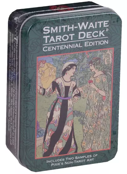 Таро Аввалон, Smit Waite centennial desk Tarot in a Tin Таро Уэйта-Смитт Памеллы (карты + инструкция на англ. яз. - фото 1