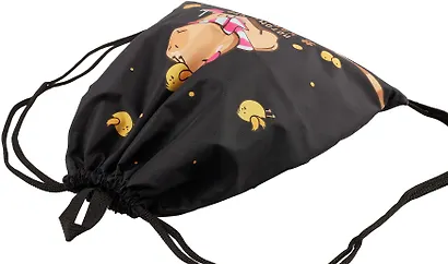 Мешок для сменной обуви "Потому что Капибара", 1 отделение - фото 4