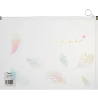 Папка на молнии А4 "Feathers" - фото 1