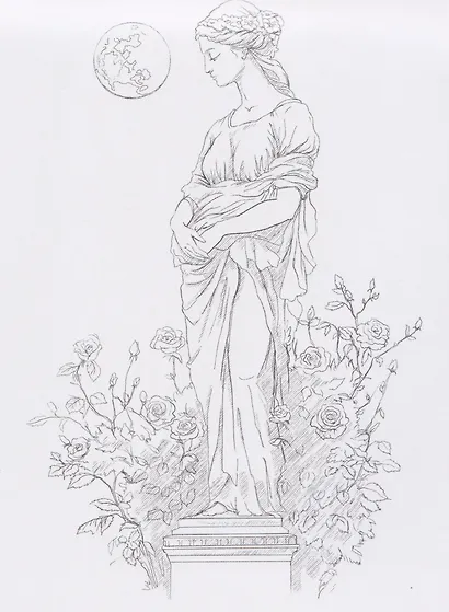 Готическая сказка. Раскраска - фото 4