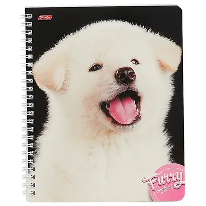 Тетрадь в клетку Hatber, "Пушистые мордочки", 80 листов, в ассортименте - фото 1