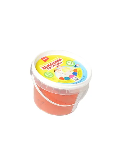Домашняя песочница Красный песок (Дп-007) (0,7 кг) (LORI) (набор д/творч.) (3+) (ведро) - фото 1
