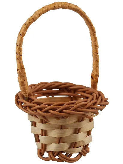 Декоративная Корзинка из лозы, 10см - фото 3