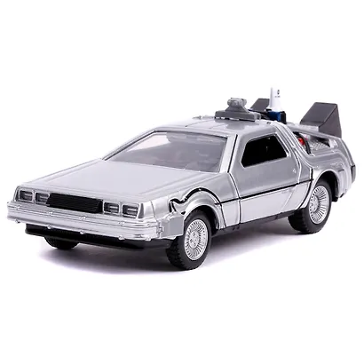 Модель Машинки Hollywood Rides 1:32 Назад в будущее Time Machine (Back To The Future-2) 30541 - фото 1