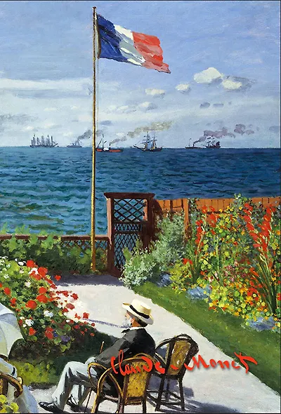 Обложка для паспорта «Моне. Терраса в Сент-Адресс» - фото 1