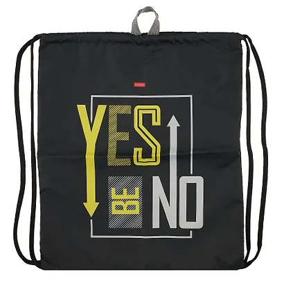 Мешок для сменной обуви "YES NO" 41*49см - фото 2
