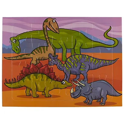 Пазлы магнитные, 22*29,5см, Динозавры - фото 2