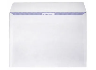 Конверты чистые С5, отрывная лента, 100 штук - фото 4