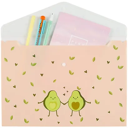 Папка-конверт А4 на кнопке "You complete me" - фото 2