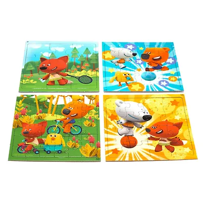 Пазл ORIGAMI Набор.4в1 9-16-25-36эл. "МиМиМишки. Веселые старты" 03513 - фото 7