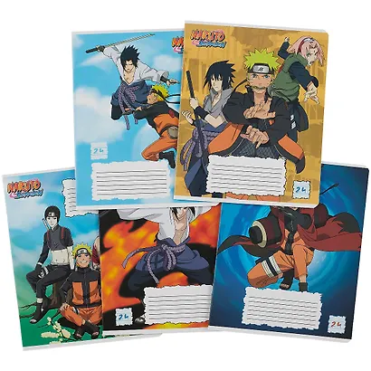 Тетрадь в линейку Naruto, 24 листа, в ассортименте - фото 7