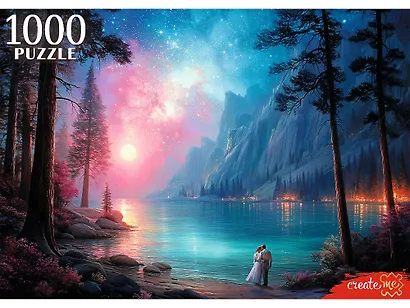 Пазлы «Пара у лунного озера» (1000 элементов) - фото 1