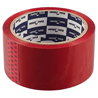Клейкая лента красная 50 мм х 57 м - фото 1