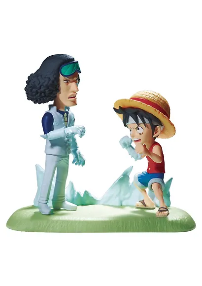 Фигурка-аниме Ван Пис One Piece World Collectable Figure Log Stories Monkey D. Luffy vs Kuzan Луффи и Кудзан (9см) (BNS1140) - фото 1