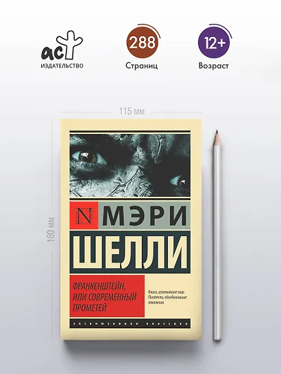 ЭксклюзивКлассика Шелли Франкенштейн, или Современный Прометей - фото 4