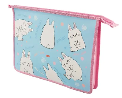 Папка для тетрадей А4 "Пушистики" 24,5*34*4см пластик, молния - фото 2