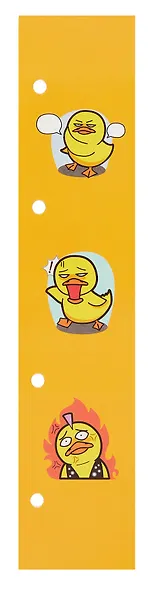 Закладка для книг пластиковая "Утиные истории" ассорти - фото 2