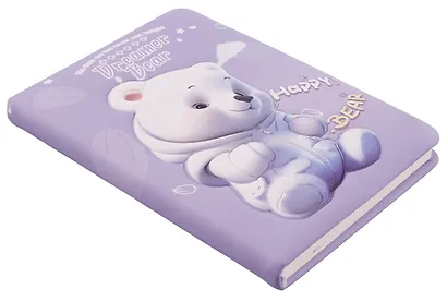 Записная книжка А6 96 листов, "Мишки 3D", в ассортименте - фото 11