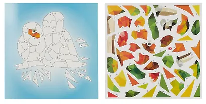 Аппликация наклейками по номерам. Домашние любимцы - фото 4