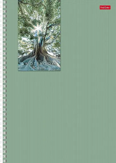 Тетрадь А4 80 листов, клетка, "Прикосновение к природе", в ассортименте - фото 2