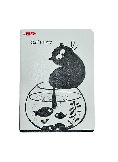 Тетрадь в клетку Marker Arte, Cat story, 60 листов, в ассортименте - фото 2