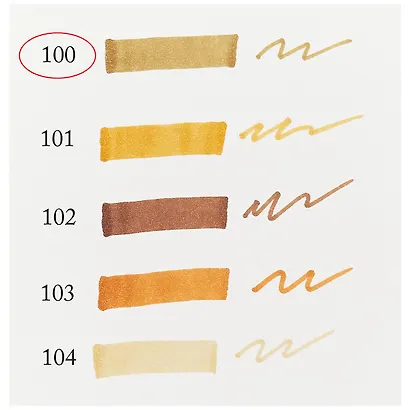 Маркер художественный "Сонет" зеленовато-корич, двухсторон., тонк. и широк.долото, Сонет - фото 3