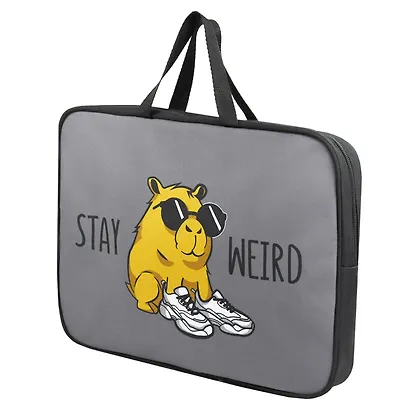 Папка для тетрадей А4+ "Чудная капибара" 34,5*26*7см, полиэстер - фото 1