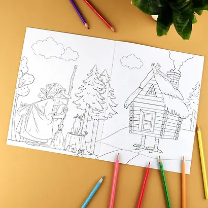 Любимые герои. Раскраска - фото 3