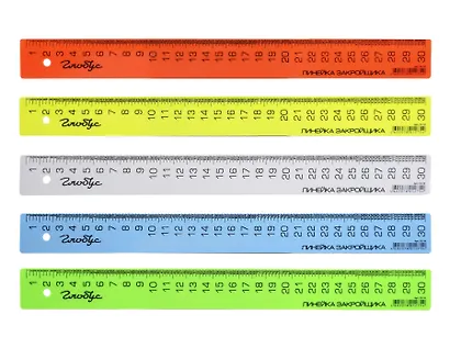 Линейка закройщика 30см флуор., ассорти, Стамм - фото 1