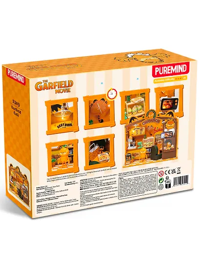 Диорама сборная с фигуркой Garfield Café 6973817323010 (PURM1) - фото 3