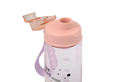 Бутылка Собачка Cute Dog (персиковая крышка, пластик) (600мл) (12-7306-202510-STB-52) - фото 4